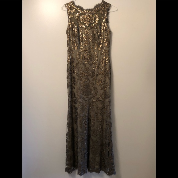 Tadashi Shoji Dresses & Skirts - Tadashi Shogi Petite Sequin Evening Gown